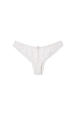 Tanga avec broderie;${refinementColor}
