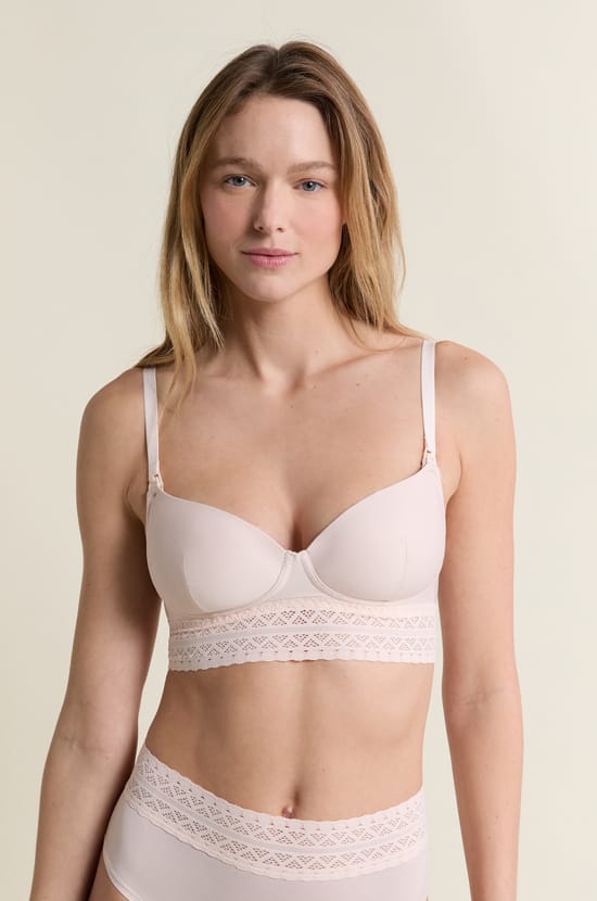Soutien-gorge coques fines, clips d'allaitement;${refinementColor}