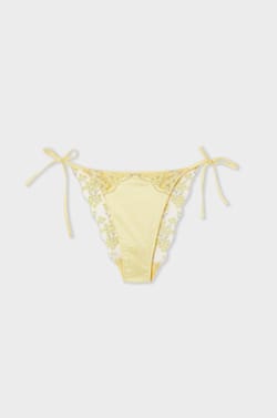 Satin tie-side tanga;${refinementColor}