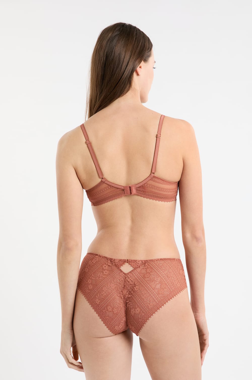 Lace Bra with Golden Jewel Detail;${refinementColor}