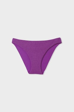 Culotte bikini bas de maillot brillante;${refinementColor}