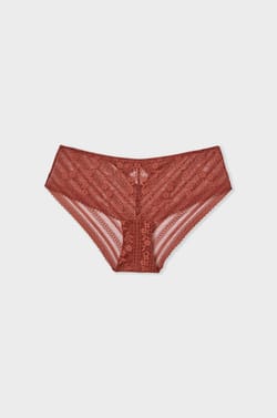 Panty tipo boxer de encaje;${refinementColor}