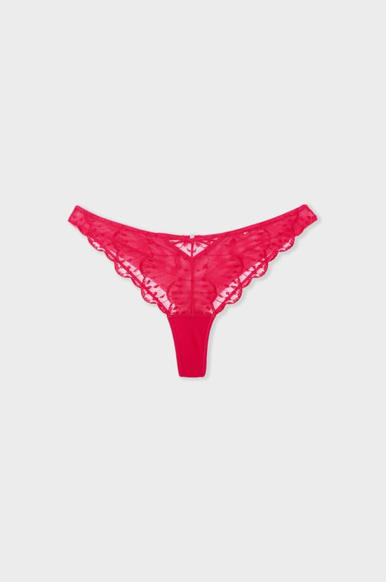 Floral Embroidery Tanga;${refinementColor}