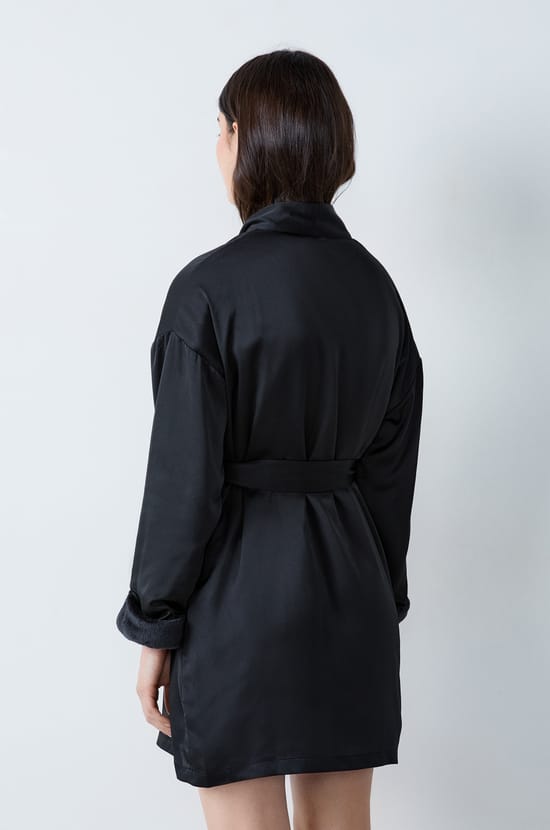 Fleece-Lined Robe;${refinementColor}