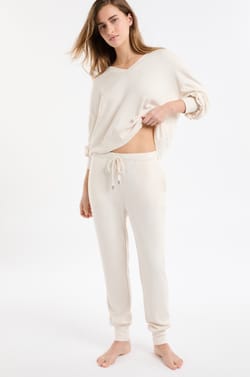 Pantalon de pyjama avec cordon;${refinementColor}