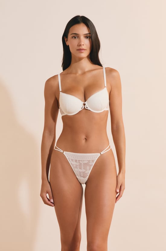 Soutien-gorge N.4 - Le coques fines en dentelle;${refinementColor}
