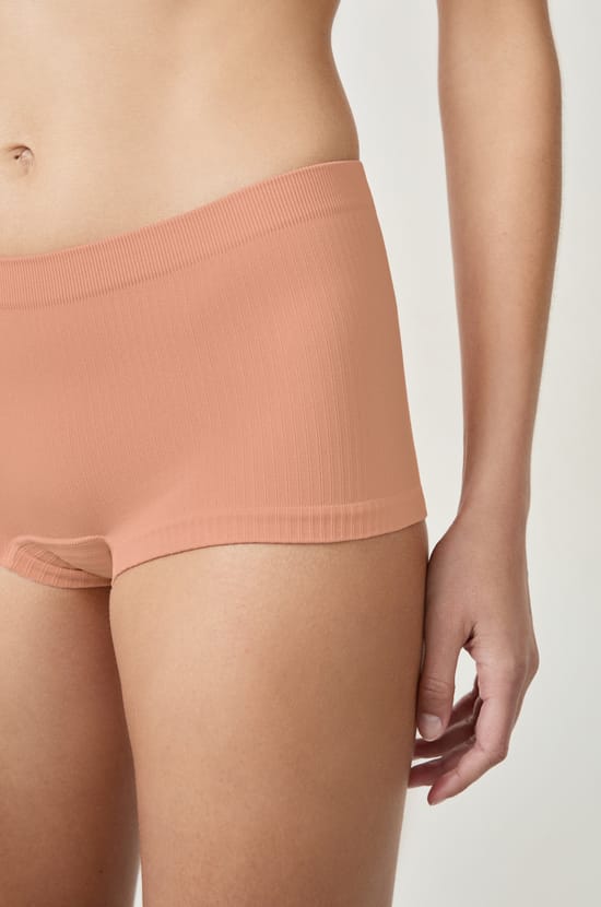Ribbed Boyshort;${refinementColor}