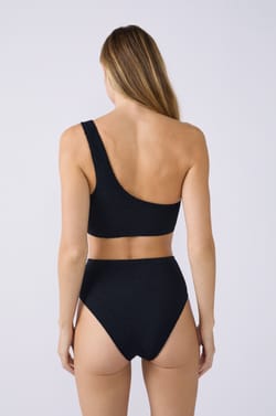Asymmetric Bralette Swimsuit Top in Stretchy Material;${refinementColor}