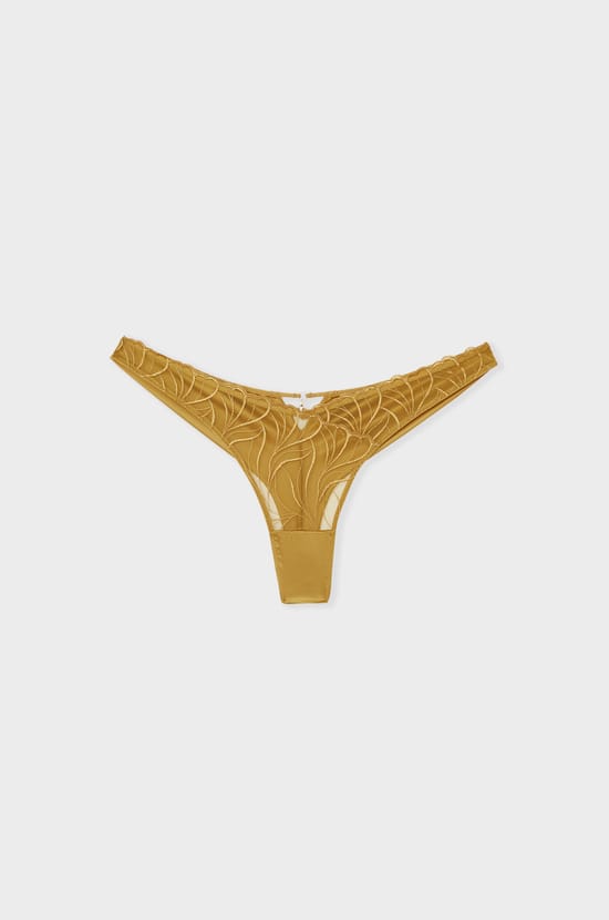 Tanga mit floraler Stickerei;${refinementColor}