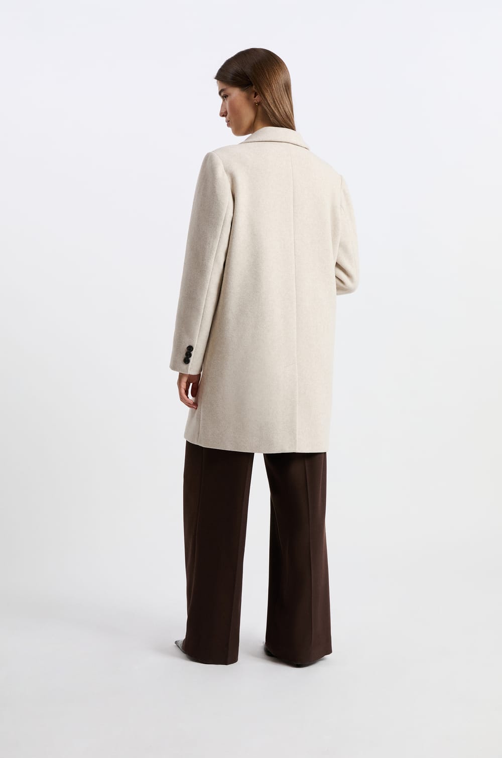 Manteau mi-long droit;${refinementColor}