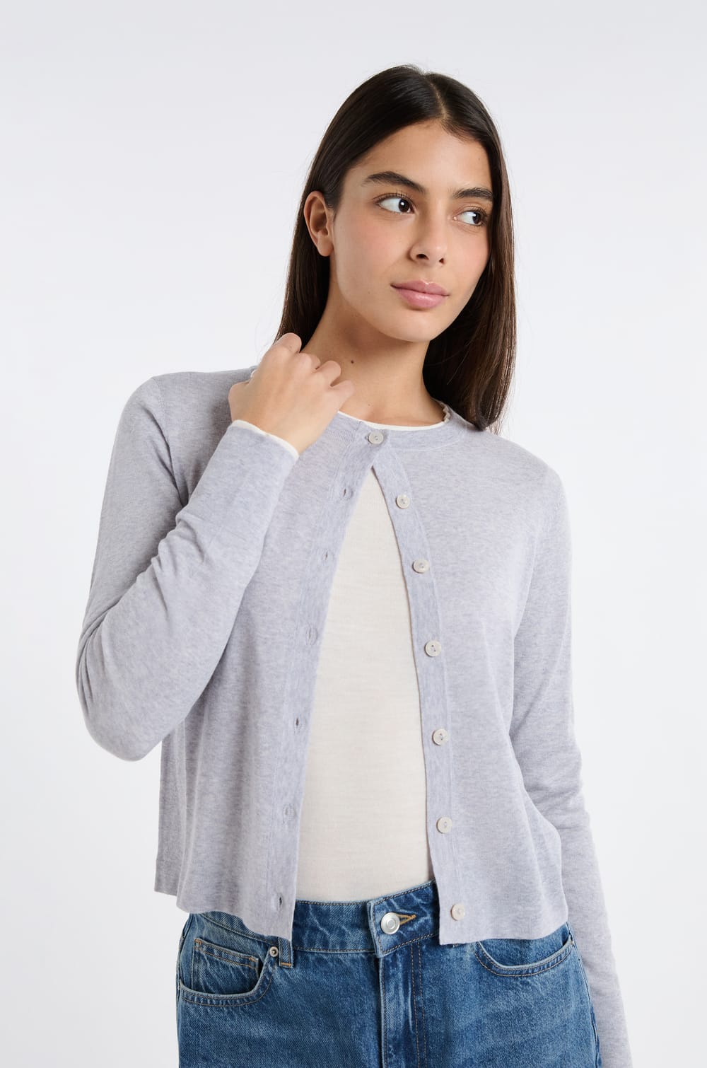 Cardigan en laine;${refinementColor}