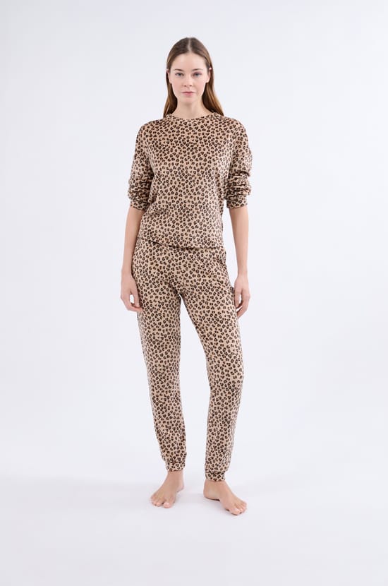 Pyjama 2 pièces à motifs;${refinementColor}