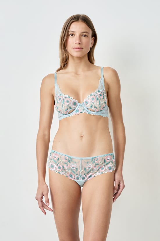 Lace Balconette Bra;${refinementColor}