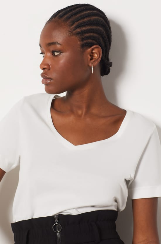 T-shirt manches courtes 100% coton;${refinementColor}