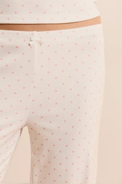 Pantalon de pyjama &agrave; pois;${refinementColor}