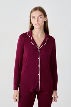 Chemise de pyjama à manches longues;${refinementColor}