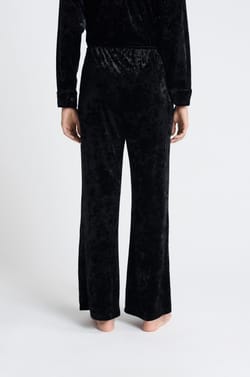 Pantalon de pyjama en velours;${refinementColor}