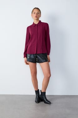 Chemisier manches longues;${refinementColor}