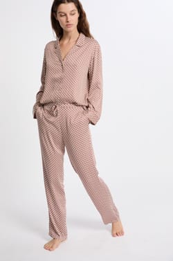 Pantalon de pyjama à motifs;${refinementColor}