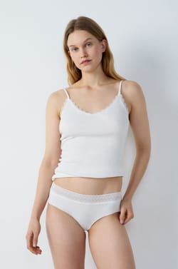 Cotton Boyshort with Back Seam;${refinementColor}
