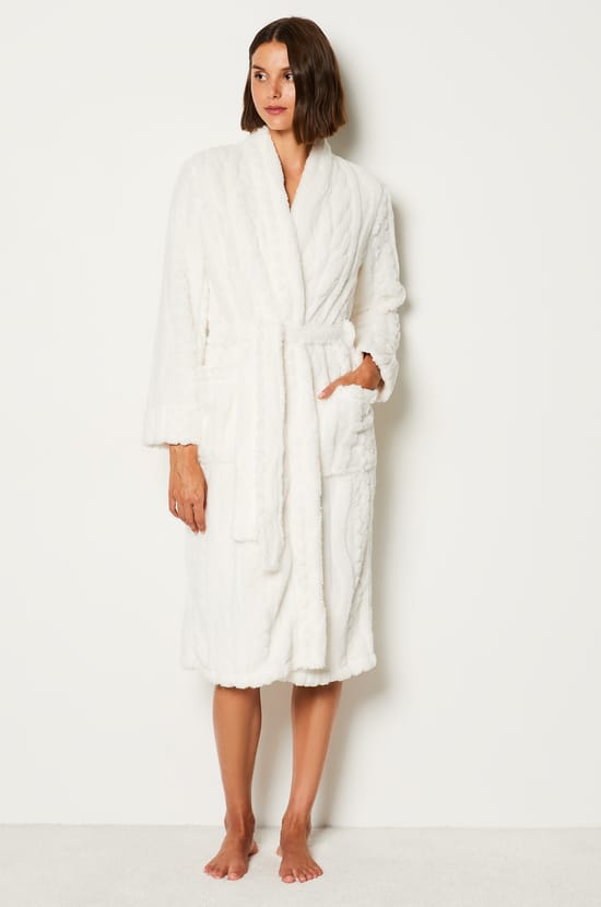 Fleece Bathrobe;${refinementColor}