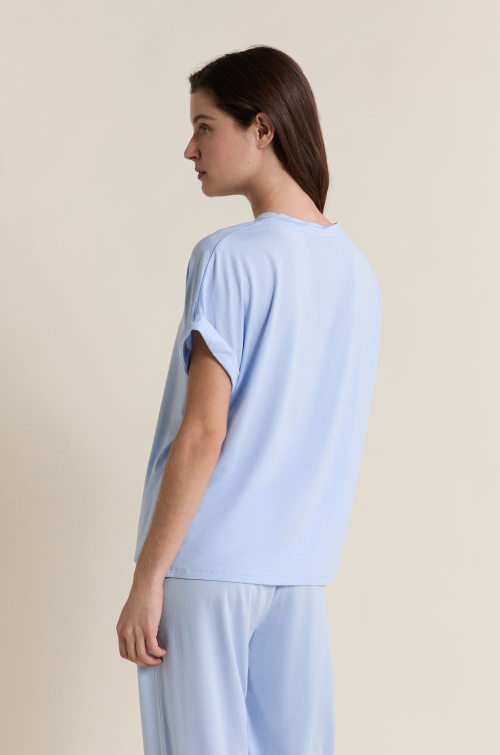 Pyjama T-shirt korte mouwen;${refinementColor}