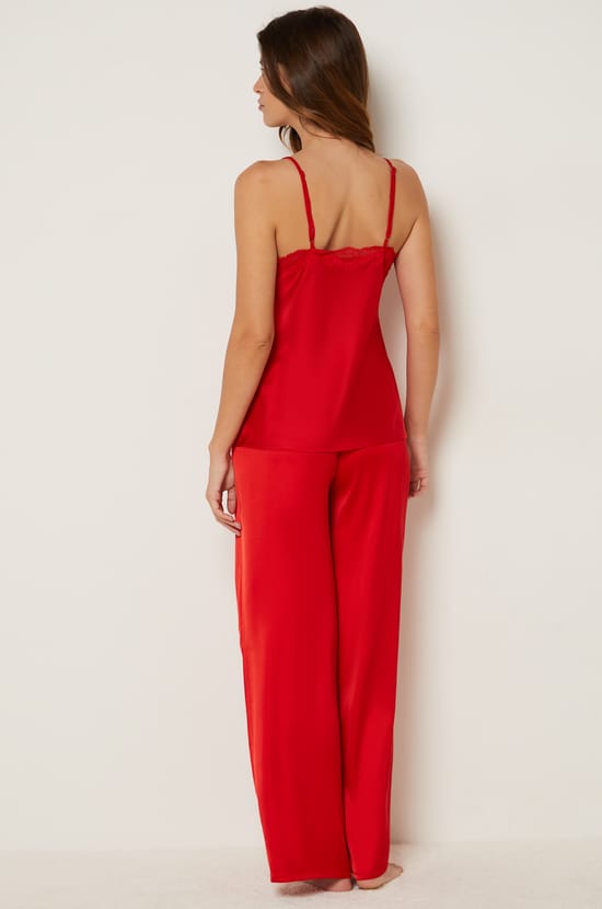 Satin Pyjama Trousers;${refinementColor}