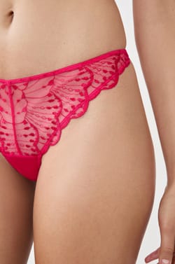 Floral Embroidery Tanga;${refinementColor}