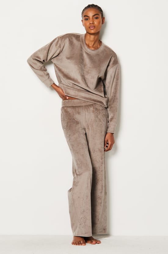 Ribbed Pyjama Bottoms;${refinementColor}