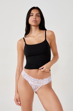 Lace Thong ;${refinementColor}
