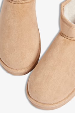 Lined Ankle Boot Slippers;${refinementColor}