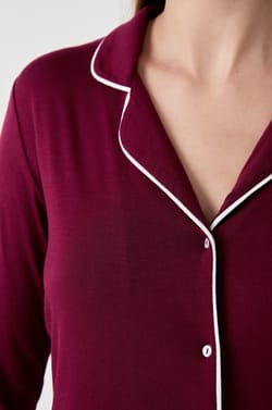 Chemise de pyjama à manches longues;${refinementColor}