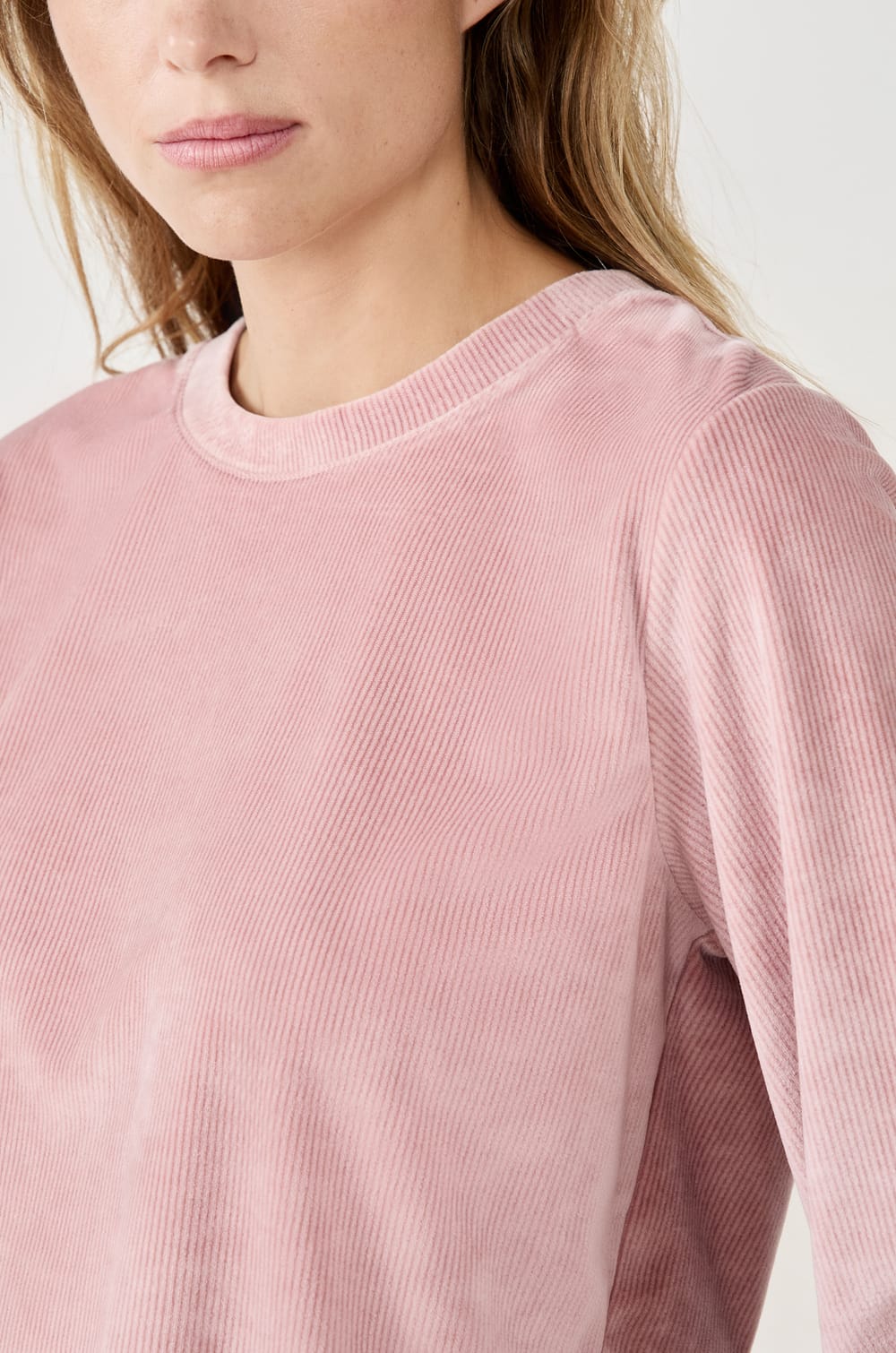 Sweat effet velours;${refinementColor}