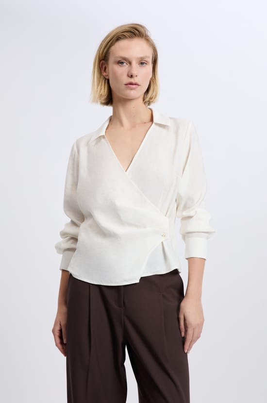 Chemise cache-cœur;${refinementColor}