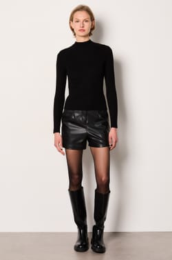 Ribbed Sweater with Button Details;${refinementColor}