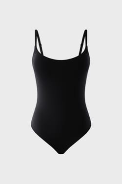 Body en microfibre avec brassière intégrée;${refinementColor}