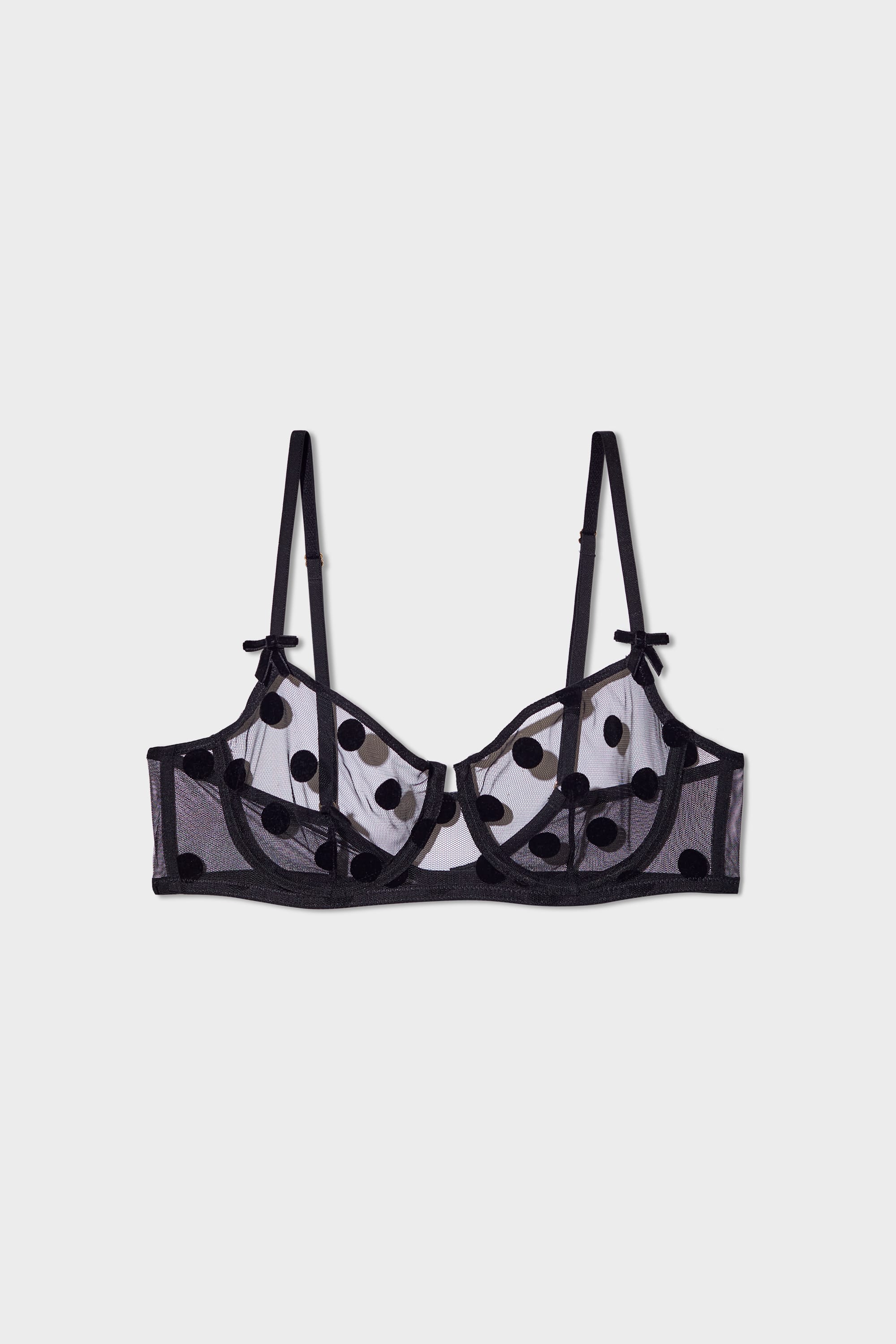 Bra No. 9 - The Balconette Bra - LOVE AFFAIR - NOIR - ETAM