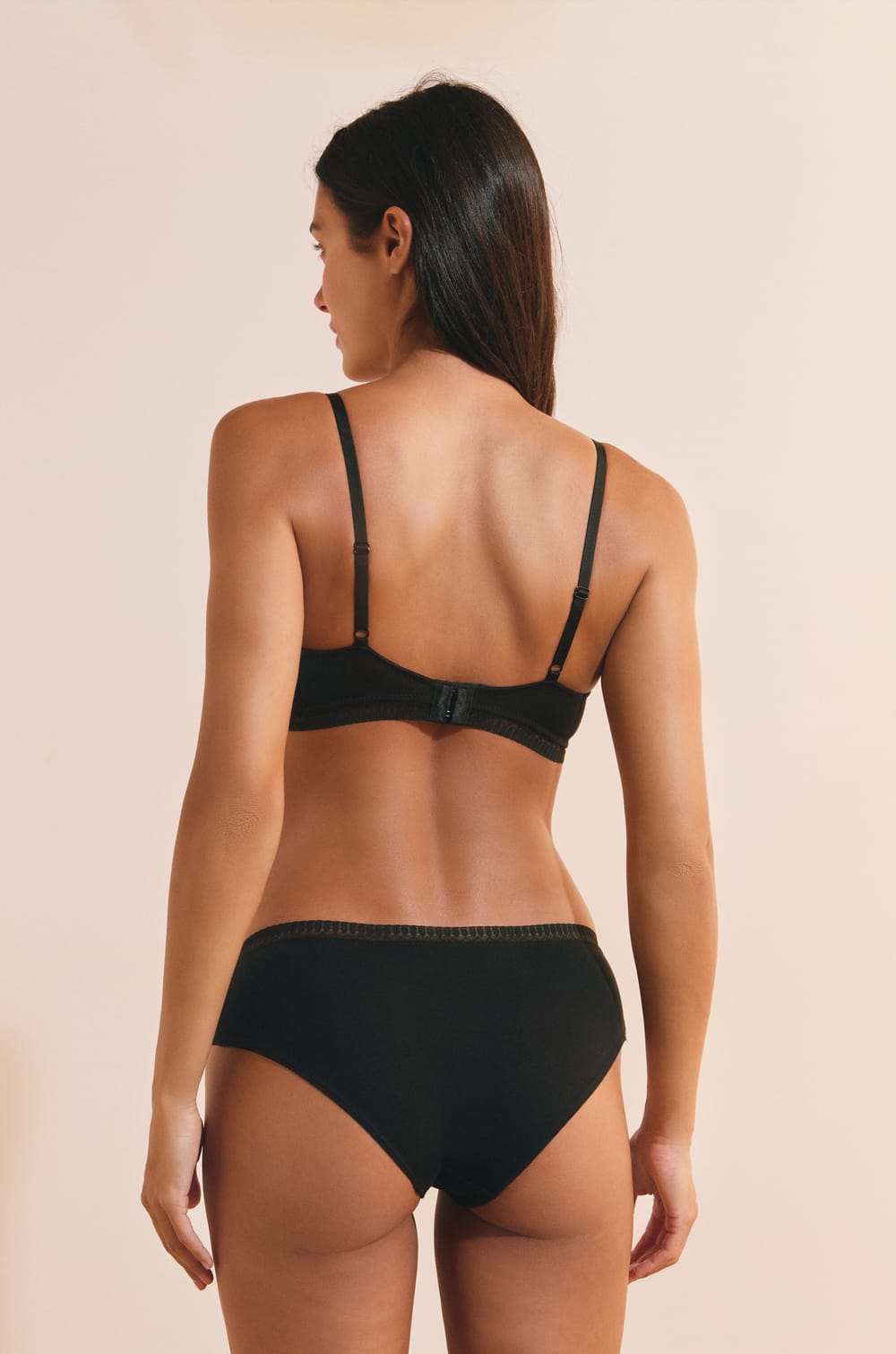 Wireless Lightly Lined Cotton Bra;${refinementColor}