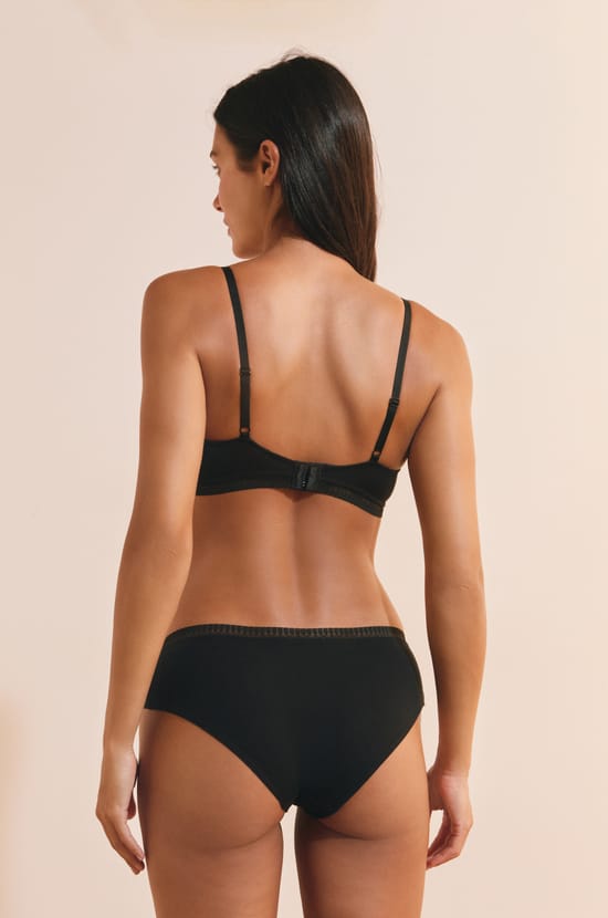 Wireless Lightly Lined Cotton Bra;${refinementColor}