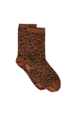 Chaussettes avec coton &agrave; motifs;${refinementColor}