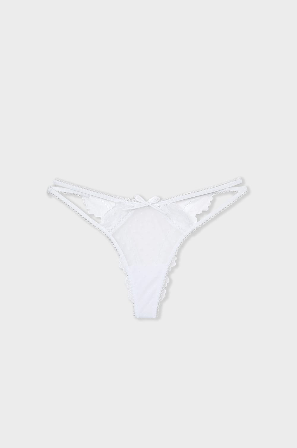 Tulle and Lace Tanga;${refinementColor}