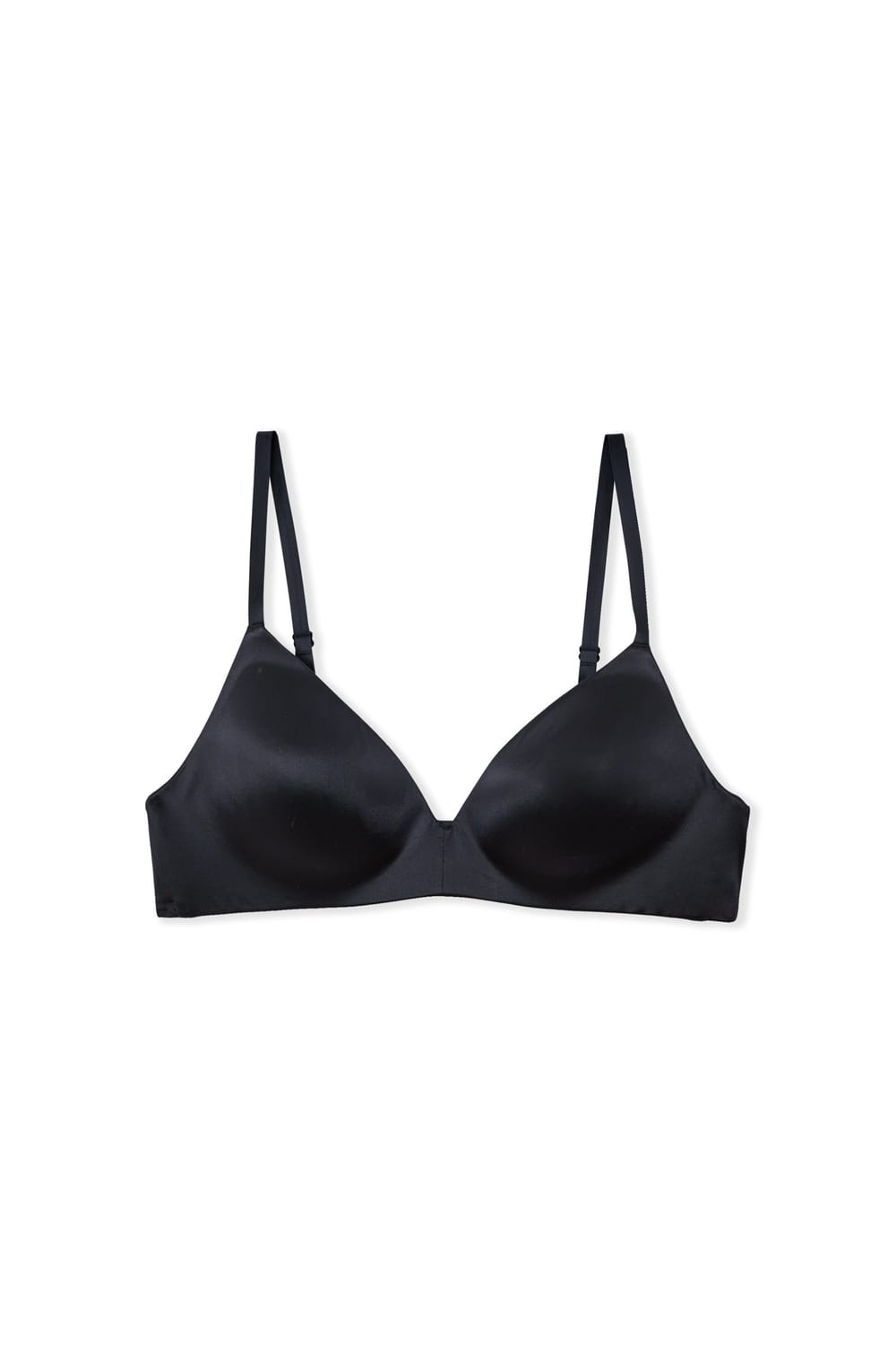 Soutien-gorge triangle sans armatures satin&eacute;;${refinementColor}