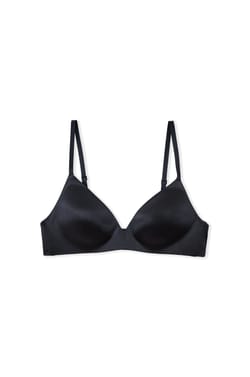 Soutien-gorge triangle sans armatures satin&eacute;;${refinementColor}