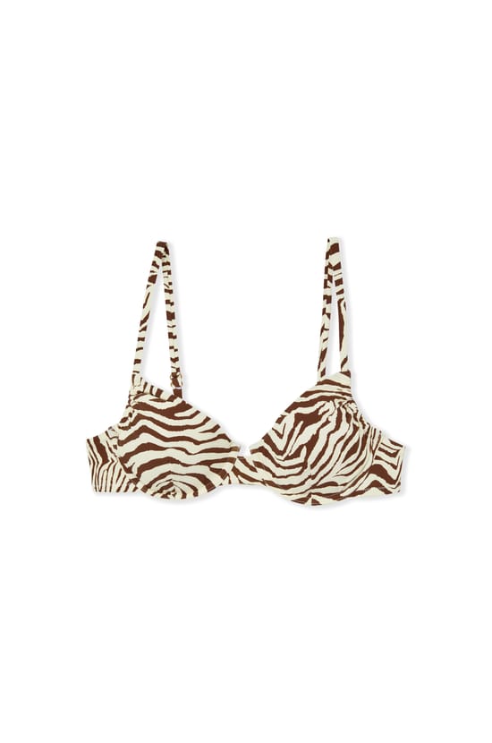 Bikini-Top mit Print;${refinementColor}