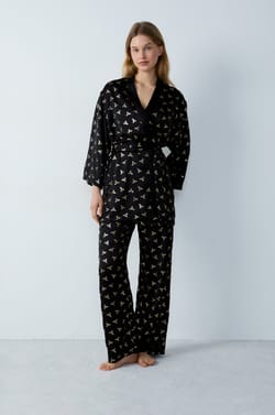 Satin Robe with Patterns;${refinementColor}