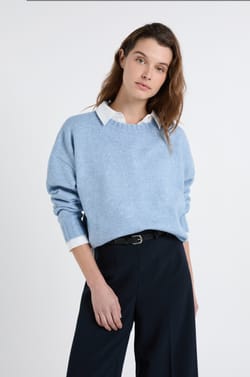 Pull &agrave; manches longues oversize;${refinementColor}