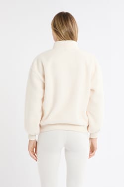 Sweatshirt effet polaire;${refinementColor}