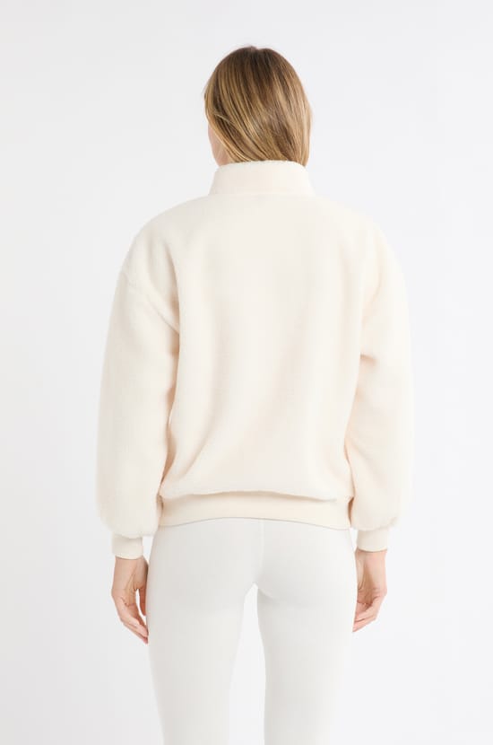 Sweatshirt effet polaire;${refinementColor}