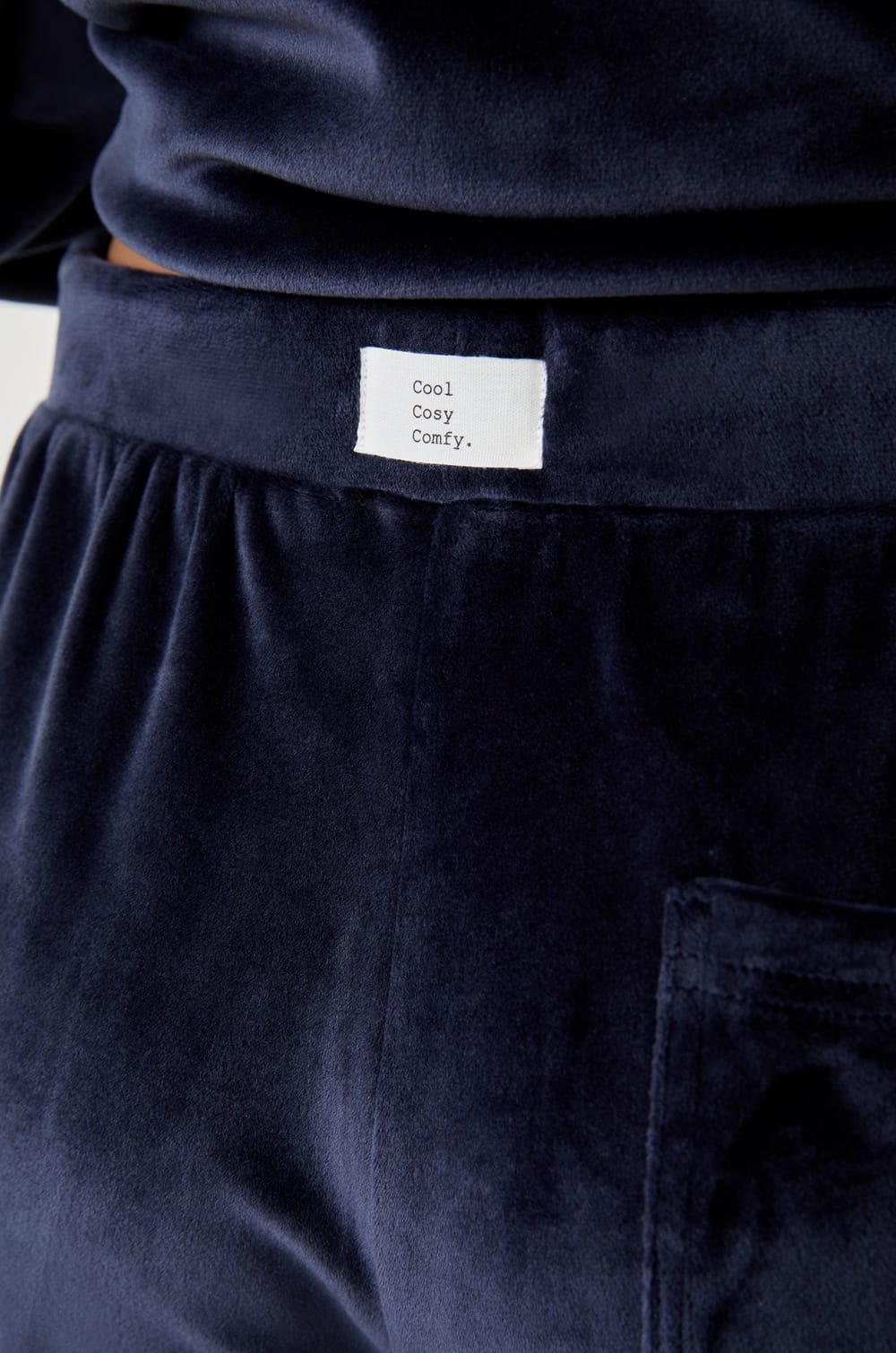 Pantalon de pyjama effet velours;${refinementColor}