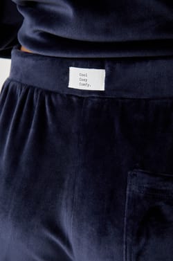 Pantalon de pyjama effet velours;${refinementColor}